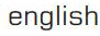 Home english